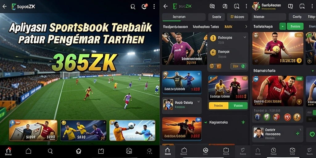 Tampilan gameplay aplikasi taruhan <strong>365ZK</strong> yang modern dan interaktif.