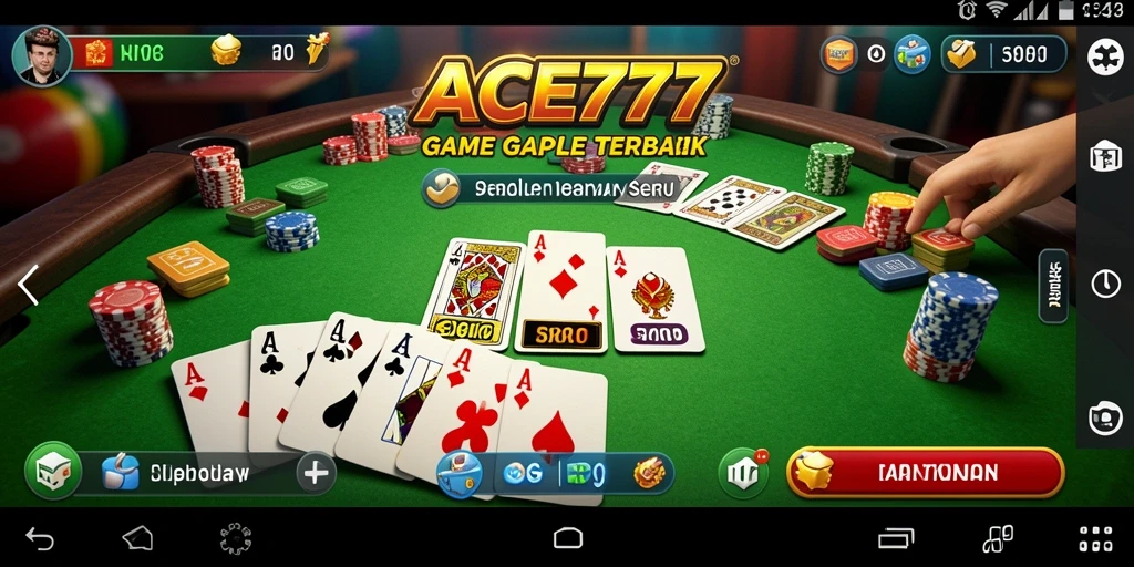 Tampilan gameplay seru dari ACE777 yang mendebarkan.