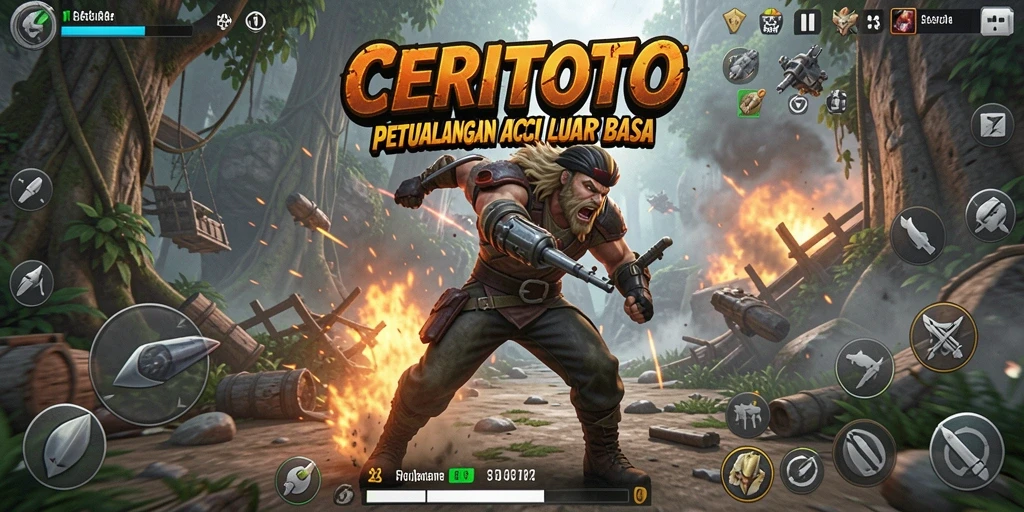Tangkapan layar CERITOTO menampilkan momen aksi yang mendebarkan.