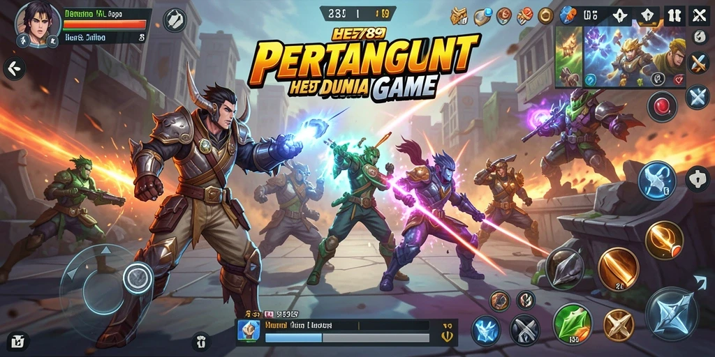 Screenshot gameplay EE789 menampilkan pertarungan yang mendebarkan.