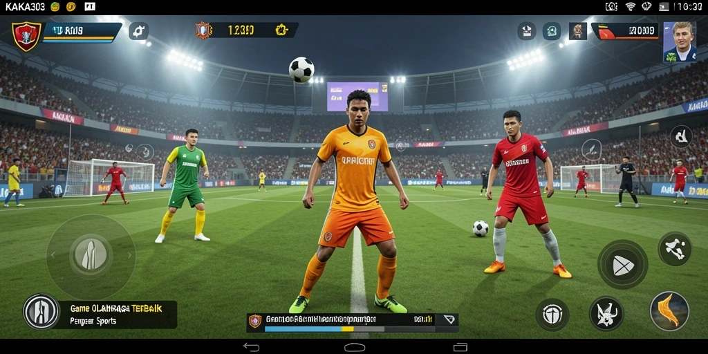 Tampilan gameplay seru KAKA303 dalam olahraga kompetitif.