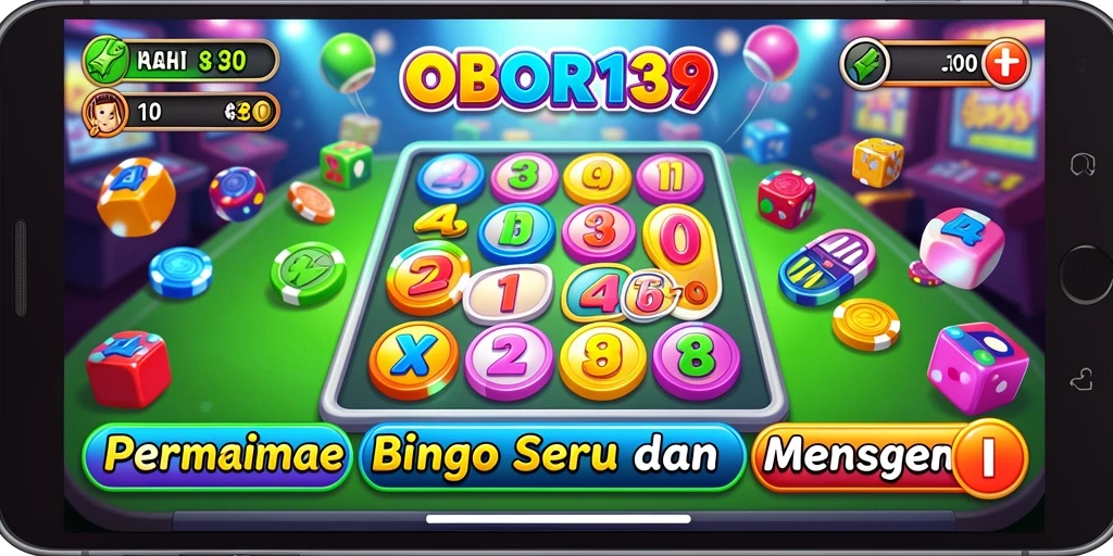 Tampilan gameplay OBOR138 yang seru dan interaktif di dalam aplikasi Bingo.