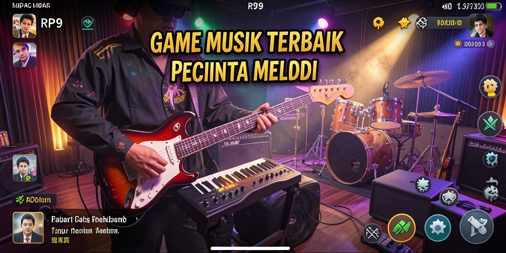 Tampilan gameplay menarik dari RP99 saat bermain musik.